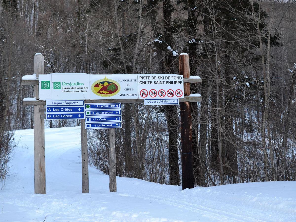 Les 4 Chalets - Le 605 Lac-Saint-Paul Exterior photo